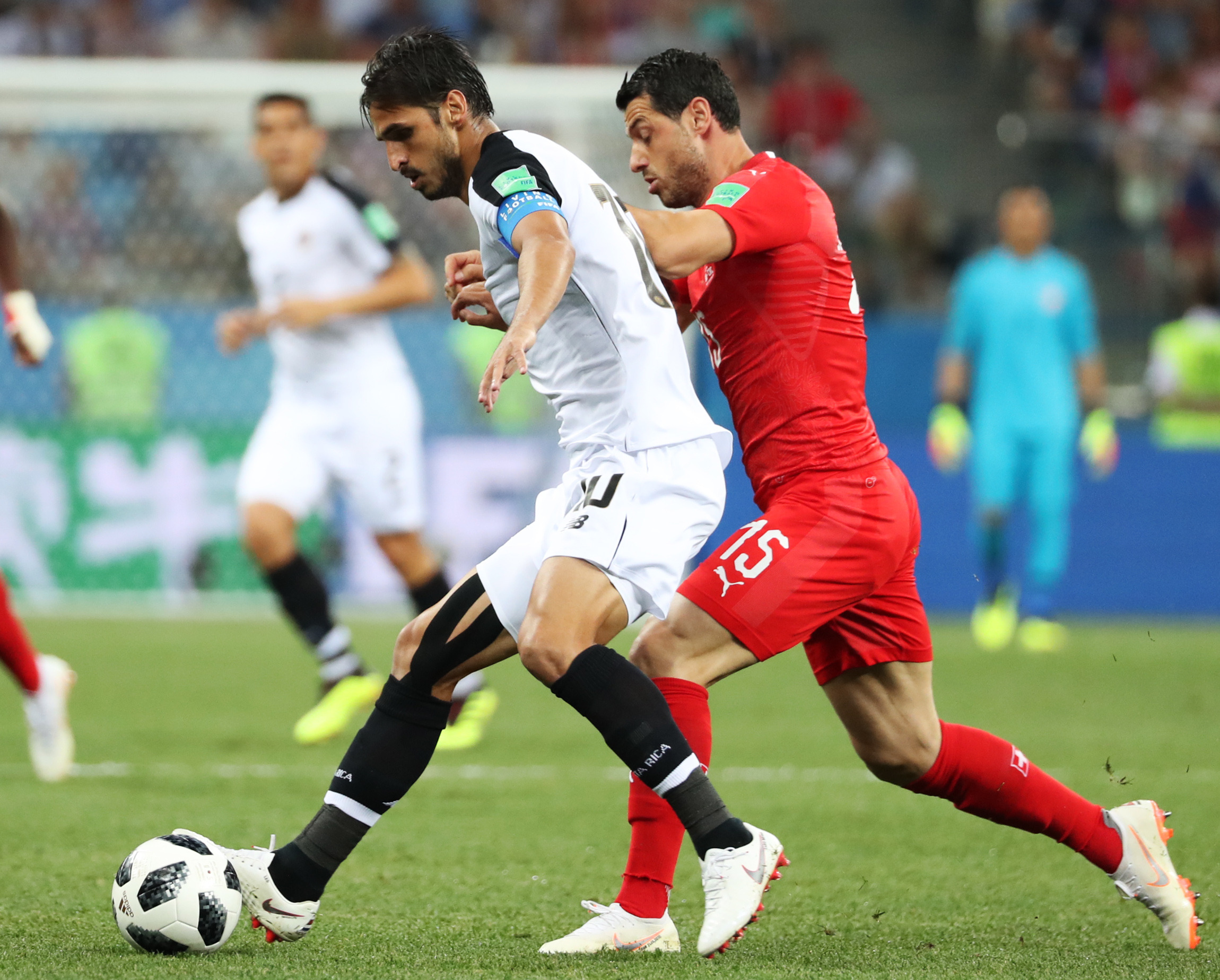 瑞士队以-战胜哥斯达黎加队，晋级强