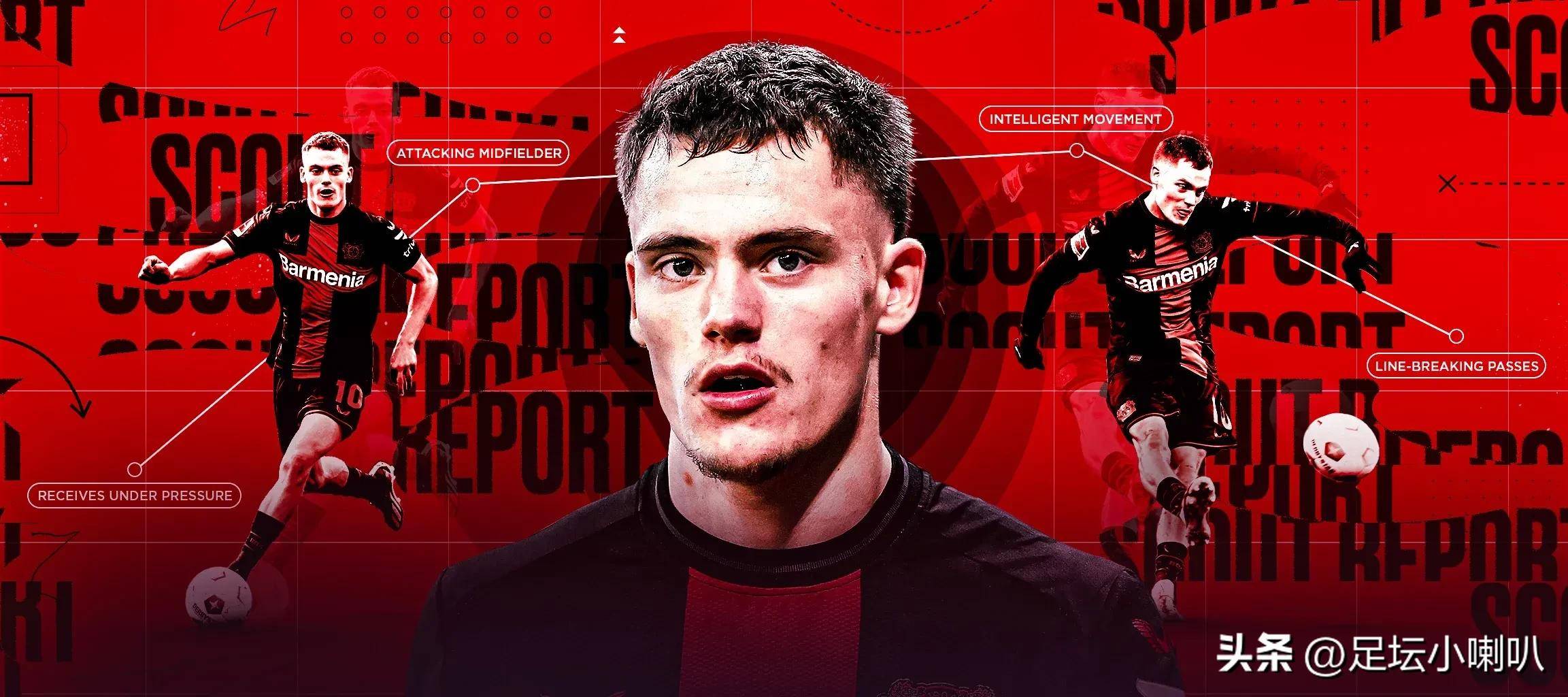 关于勒沃库森中场球员持续火爆，场均两球的信息