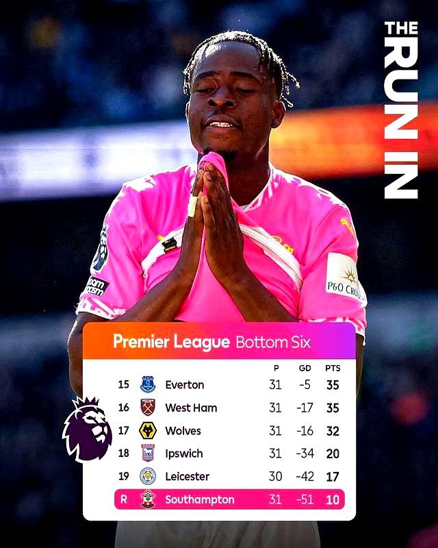 南安普顿主场未能取胜，保级形势严峻的简单介绍