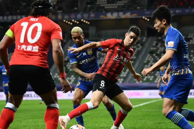 上海上港与江苏苏宁将在主场交锋