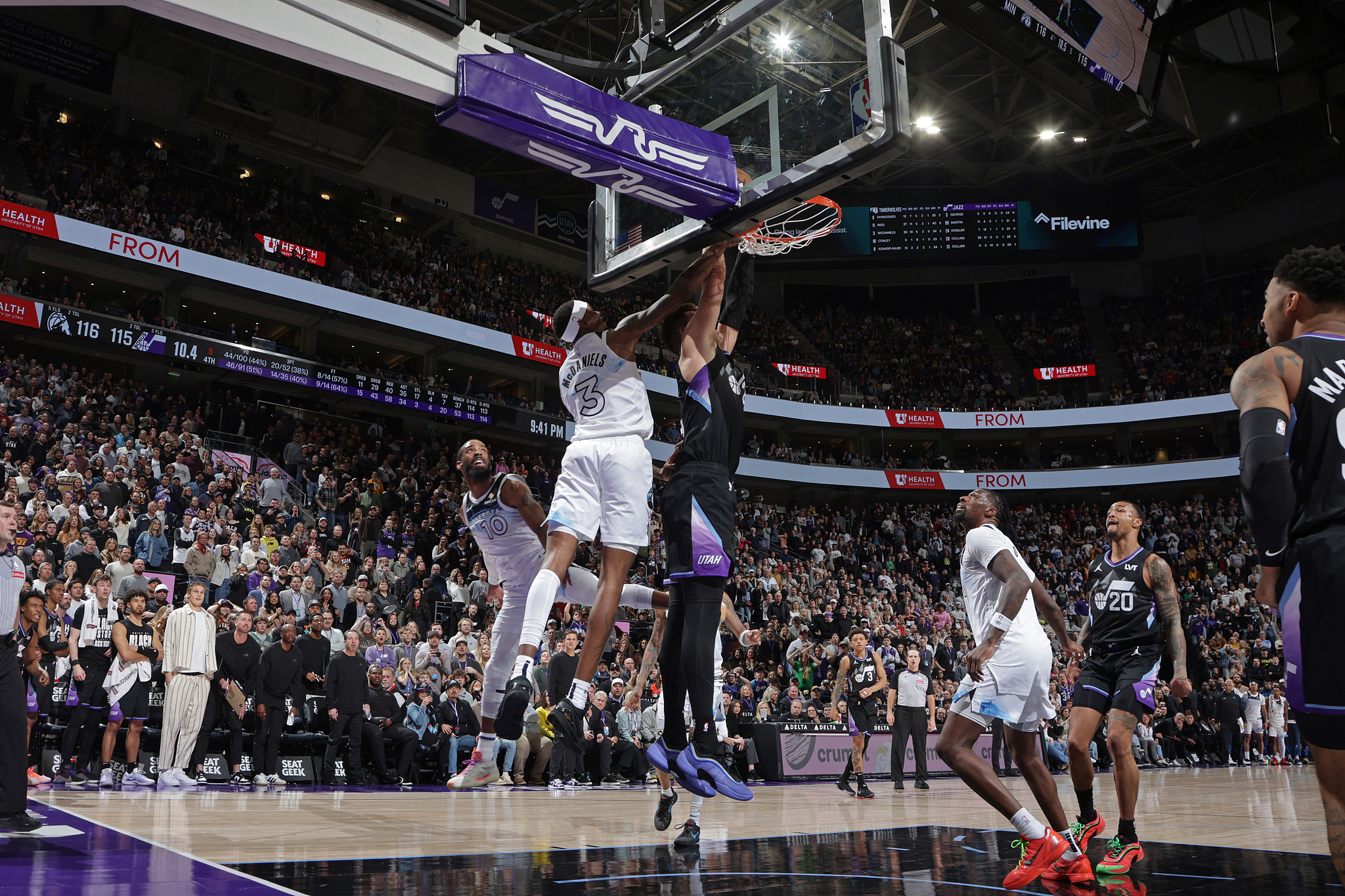 篮网客场力克森林狼，杜兰特单节19分狂轰